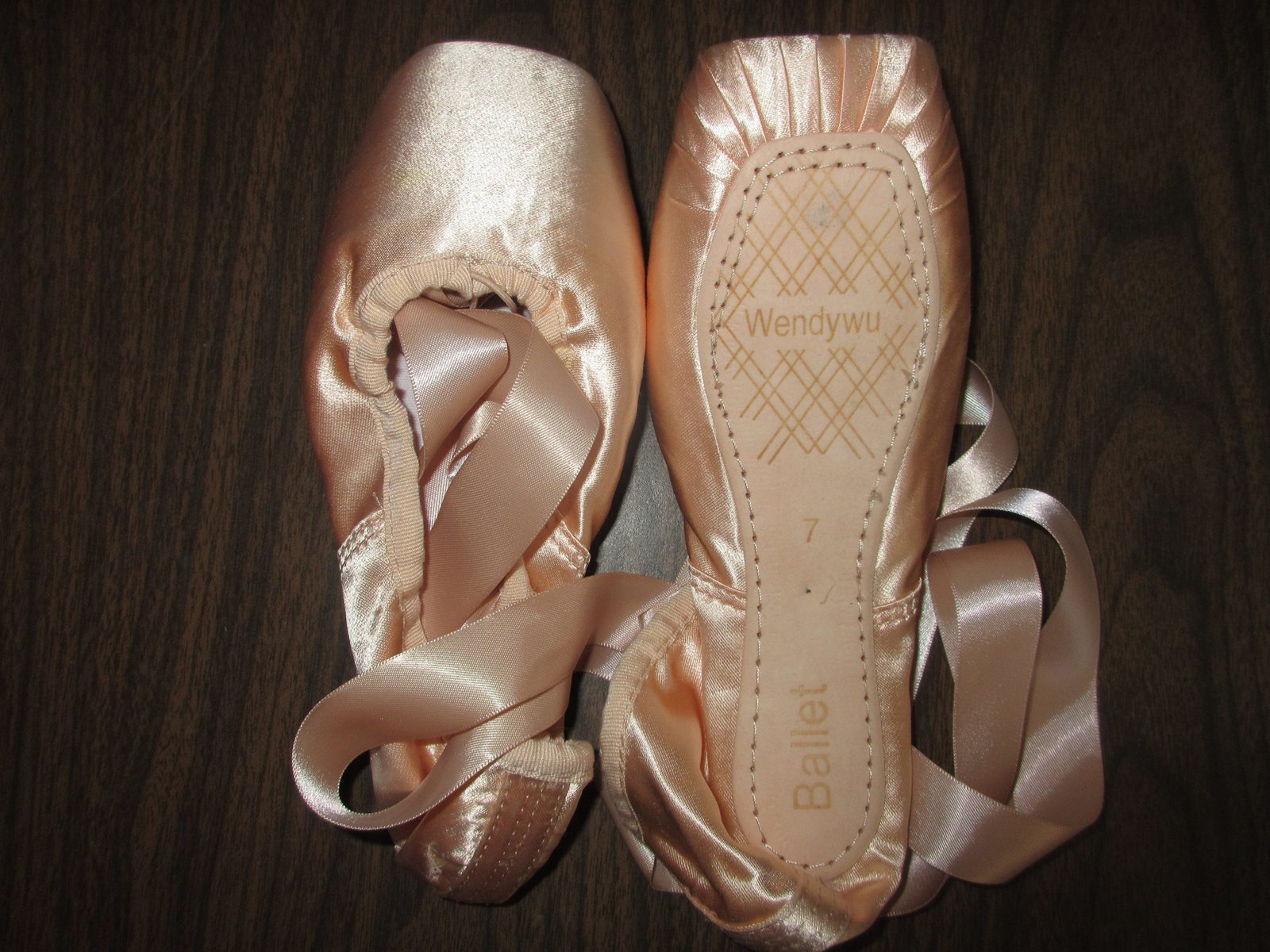 381 Wendywu Ballet Slippers With Ribbons Size 7 The Bargain Counter